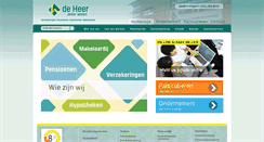 Desktop Screenshot of deheer.nl